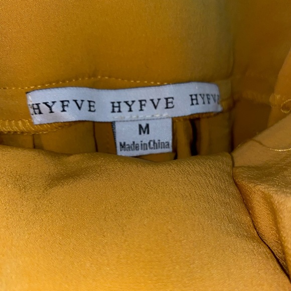 Wide leg yellow pants - Picture 4 of 4